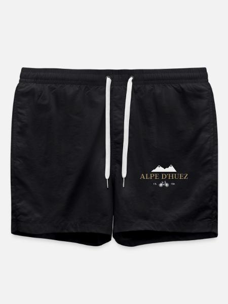 Alpe D'Huez - Badeshorts - Schwarz