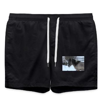 Affiche Cheval Cheval - Short de bain - noir - Devant - AI Model Male 185 light (185cm)
