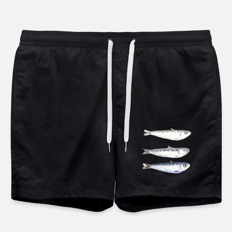 sardine - Swim Trunks - black