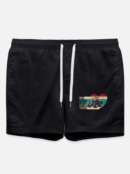 Big Boys Retro - Short de bain - noir