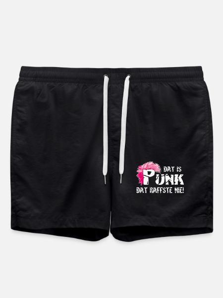 Dat is Punk dat raffste nie! - Badeshorts - Schwarz