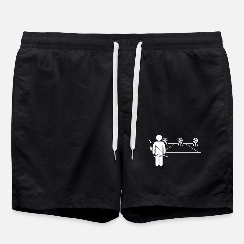 archery - Swim Trunks - black