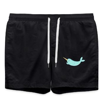 Narval - Short de bain - noir - Devant - AI Model Male 185 light (185cm)