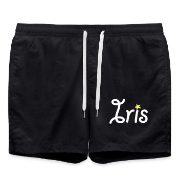 Iris - Badeshorts - Schwarz - Vorne - AI Model Male 185 light (185cm)