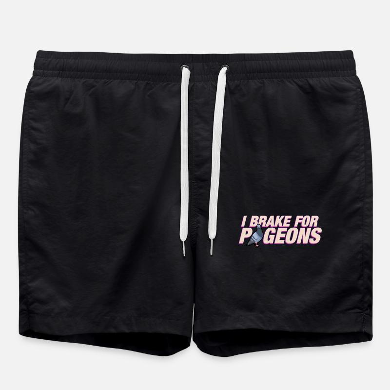 Jeg bremser for duer - Badeshorts - sort