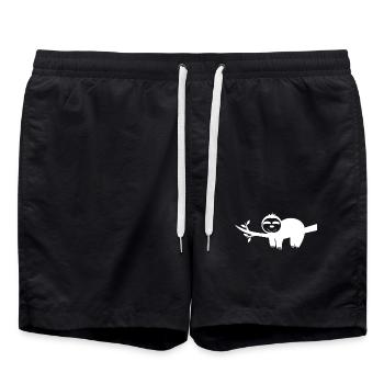 Paresse - Short de bain - noir - Devant - AI Model Male 185 light (185cm)