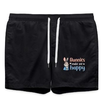 Lapin Lapin - Short de bain - noir - Devant - AI Model Male 185 light (185cm)
