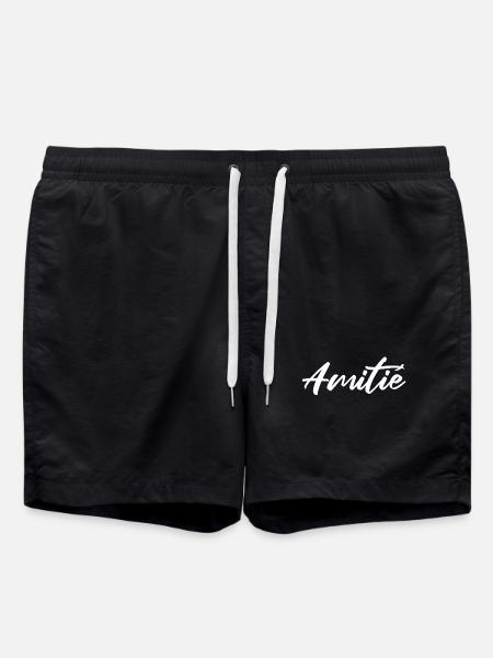 Amitie Script Élégante - Short de bain - noir