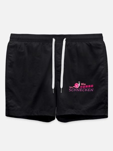 Muddy run shirt mud Matsch Laufshirt Team Schnecke - Badeshorts - Schwarz