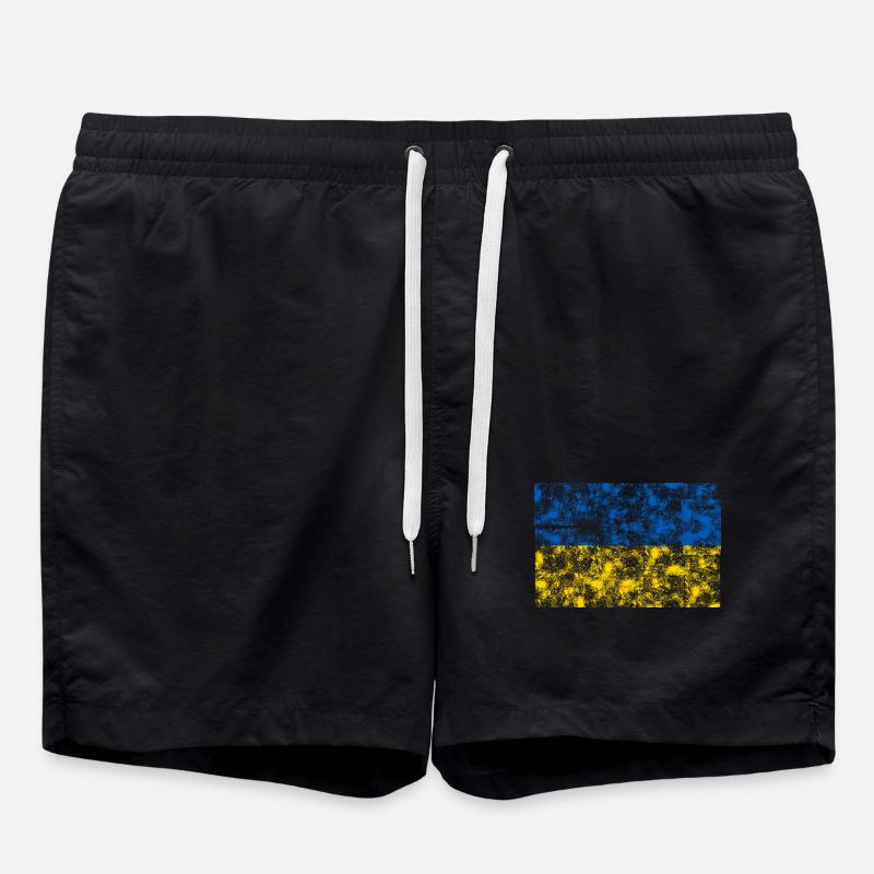 Ukraine - Swim Trunks - black