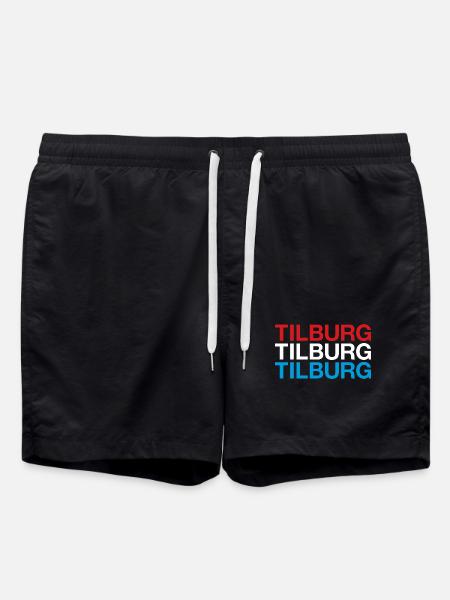 TILBURG Netherlands Netherlands Flag - Swim Trunks - black