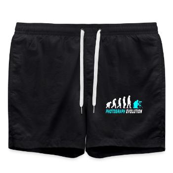 Photographe Evolution - Short de bain - noir - Devant - AI Model Male 185 light (185cm)