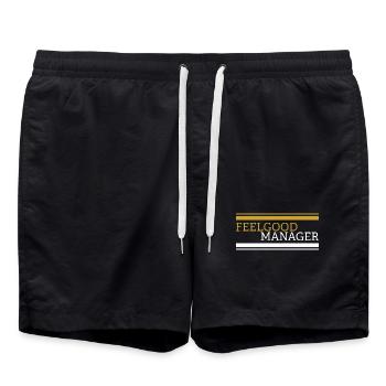 Tshirt Feelgood manager - Short de bain - noir - Devant - AI Model Male 185 light (185cm)