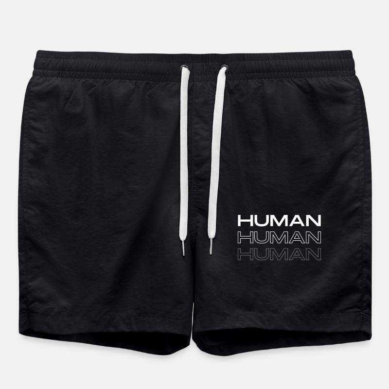 Human - Swim Trunks - black