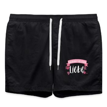 Bauchtanz tanzen Bauchtänzerin Tänzerin Geschenk - Badeshorts - Schwarz - Vorne - AI Model Male 185 light (185cm)
