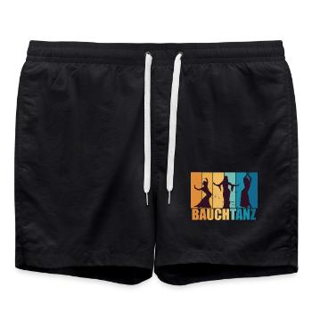 Bauchtanz Bauchtänzerin Tänzerin Geschenk - Badeshorts - Schwarz - Vorne - AI Model Male 185 light (185cm)