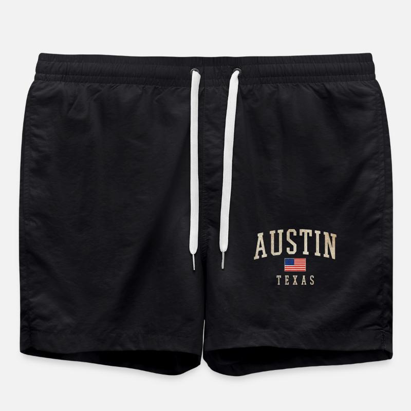 Austin Tx - Short de bain - noir