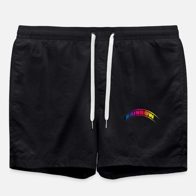 RAINBOW - Badeshorts - Schwarz