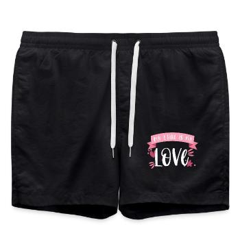 E-Bike Bike E Bike Battery Love Cadeau - Short de bain - noir - Devant - AI Model Male 185 light (185cm)
