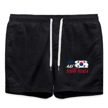 Nous sommes la Corée du Sud - Short de bain - noir - Devant - AI Model Male 185 light (185cm)