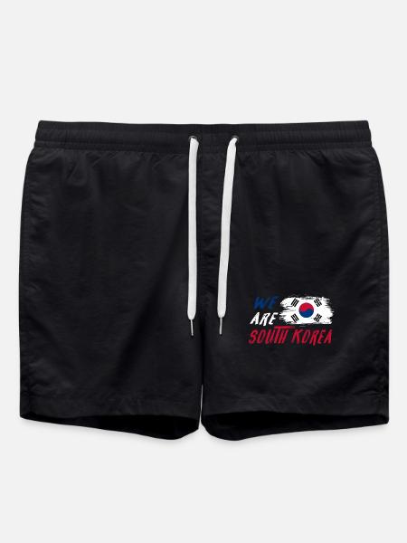 We are South Korea - Swim Trunks - black