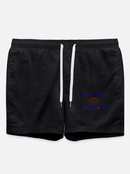 du bist meine Sonne - Badeshorts - Schwarz