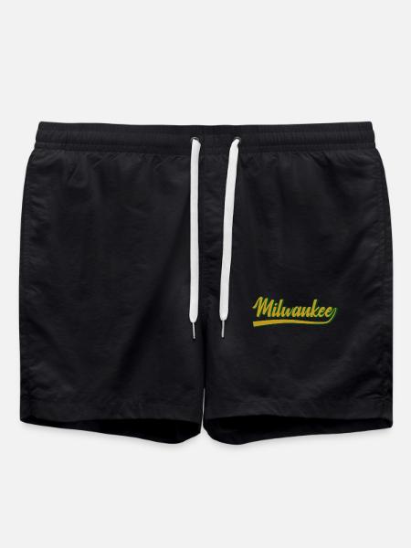 Milwaukee Script City Pride – Vintage Charm - Badeshorts - Schwarz