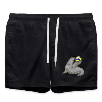 Joueur de volleyball Seal Volleyball - Short de bain - noir - Devant - AI Model Male 185 light (185cm)