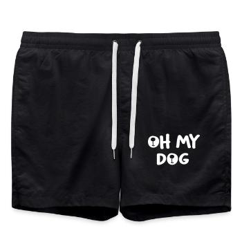 Chien Chien Fan Chien Propriétaire Chien Amour Animal Love - Short de bain - noir - Devant - AI Model Male 185 light (185cm)
