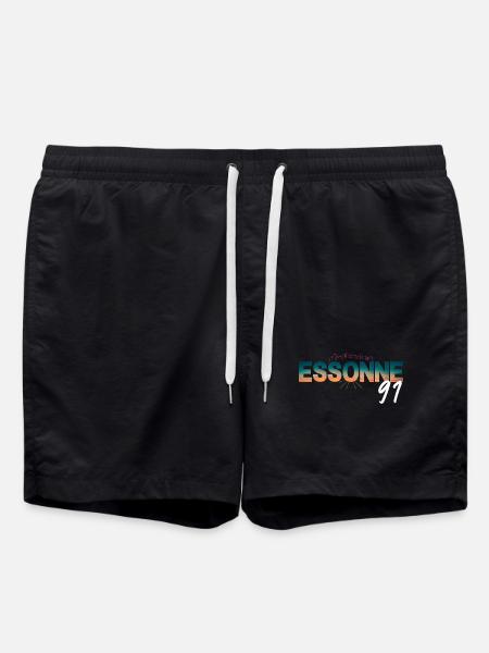 Essonne Sunset Skyline 91 - Swim Trunks - black