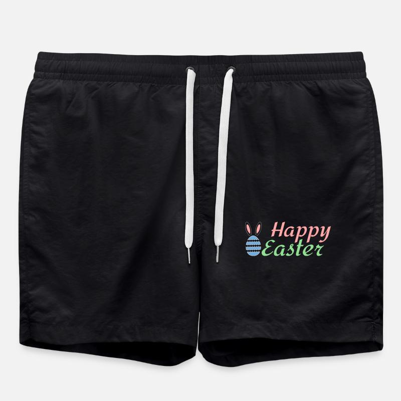 Happy Easter - Swim Trunks - black