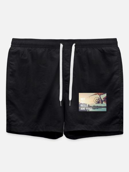 not all reels - Badeshorts - Schwarz