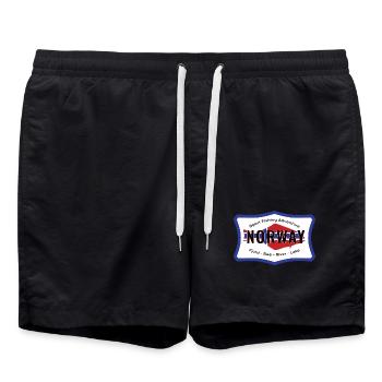 Norway Sport Fishing Adventure Halibut - Swim Trunks - black - Front - AI Model Male 185 light (185cm)