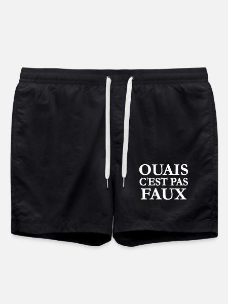 Ouais c'est pas faux - Short de bain - noir
