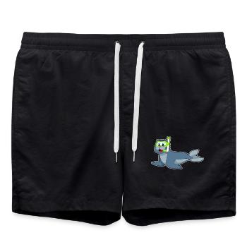 Plongée en snorkel pour plongeurs de phoques - Short de bain - noir - Devant - AI Model Male 185 light (185cm)