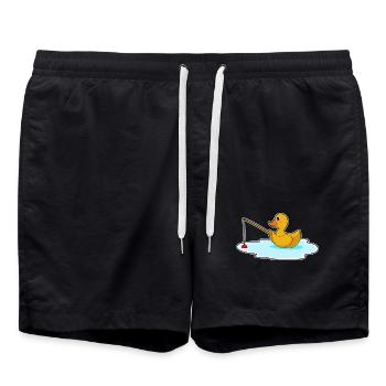 Pêche à la canne pêcheuse pour les pêcheurs canards - Short de bain - noir - Devant - AI Model Male 185 light (185cm)