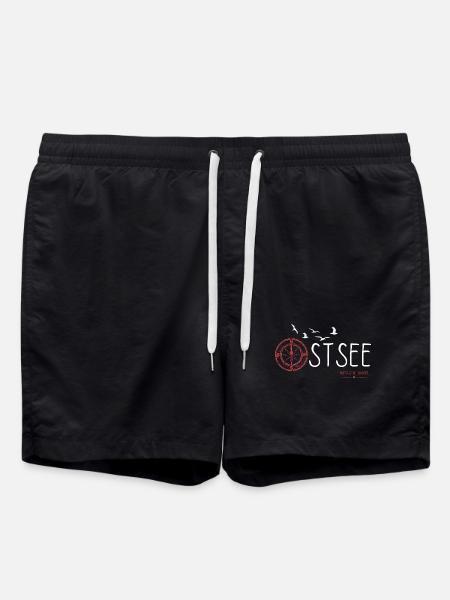 Ostseeküste - Meerliebe - Badeshorts - Schwarz