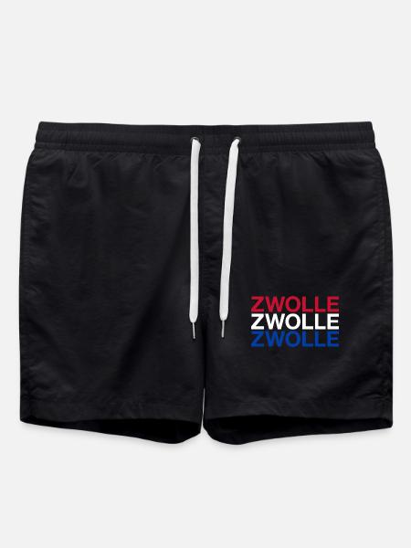 ZWOLLE Netherlands Netherlands Flag - Swim Trunks - black