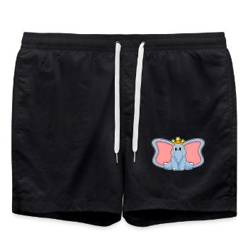 Couronne d’éléphant - Short de bain - noir - Devant - AI Model Male 185 light (185cm)