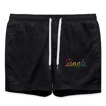 Chemise Pride Single - Short de bain - noir - Devant - AI Model Male 185 light (185cm)