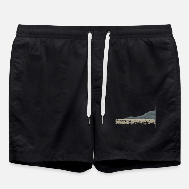 ROCKY COAST - Swim Trunks - black