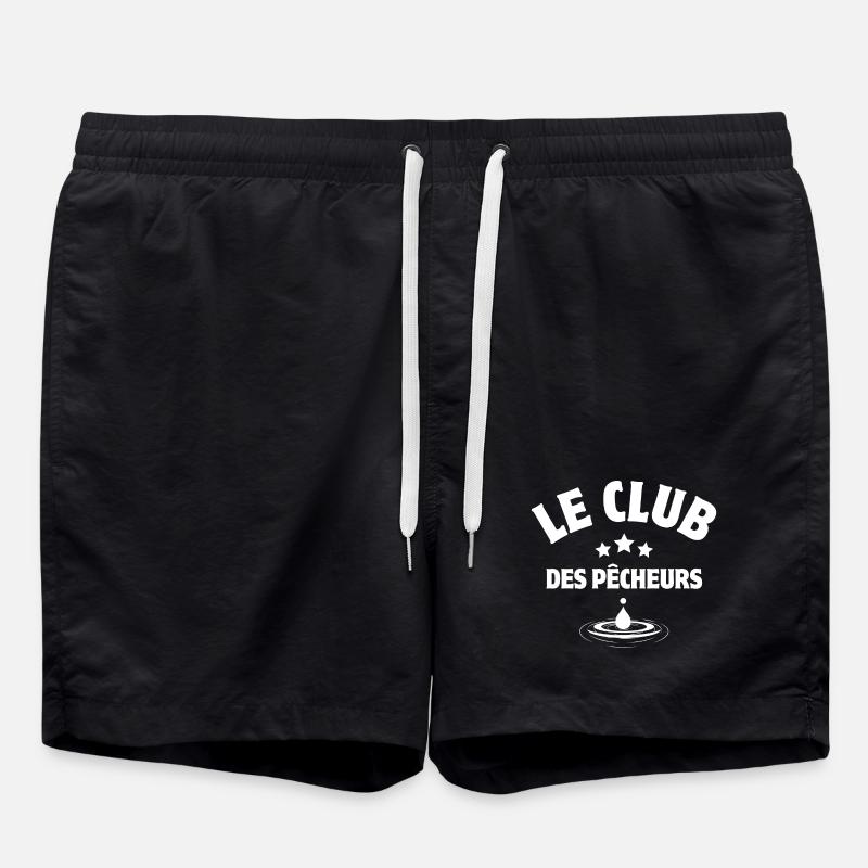 club de pêche, pêche, pêcheur - Short de bain - noir