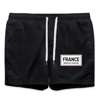 Conseil d’administration de la France - Short de bain - noir - Devant - AI Model Male 185 light (185cm)
