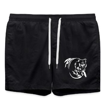 Berger Australien « Black Edition » - Short de bain - noir - Devant - AI Model Male 185 light (185cm)