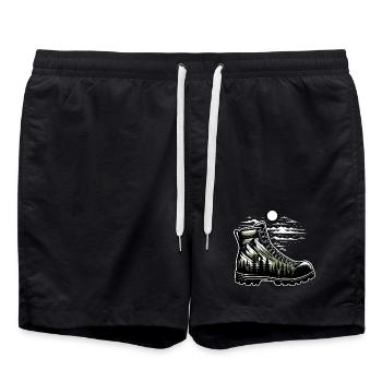 Chaussure randonnée Montagne Trekkeur Randonneur - Short de bain - noir - Devant - AI Model Male 185 light (185cm)