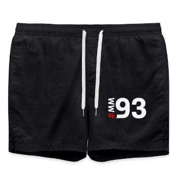 MM93 - Short de bain - noir - Devant - AI Model Male 185 light (185cm)