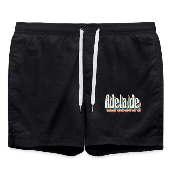 T-shirt Adélaïde t-shirt cadeau rétro vintage - Short de bain - noir - Devant - AI Model Male 185 light (185cm)