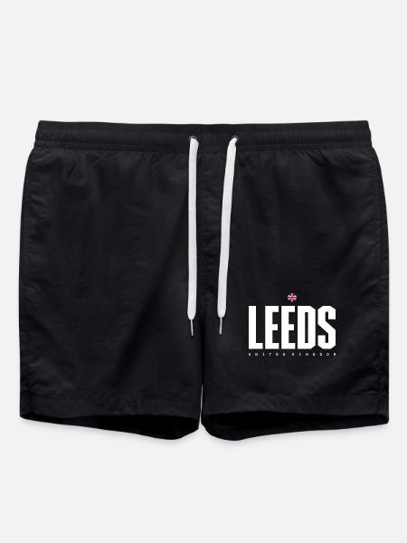 Leeds City Logo Graphic Tee - Swim Trunks - black