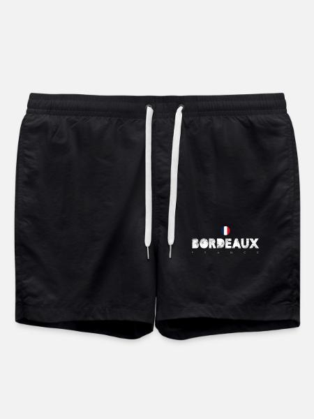Bordeaux - Badeshorts - Schwarz