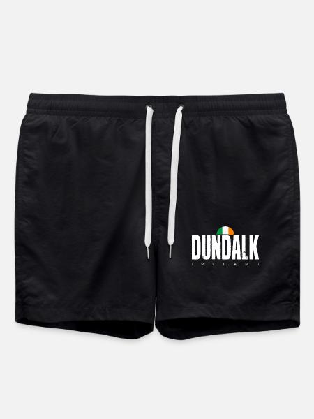 Dundalk Irish Flag Bold Text Tee - Swim Trunks - black